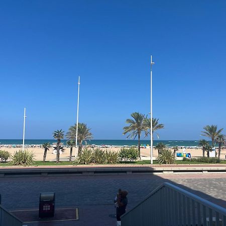 Apartamento 1ª Linea De Playa - Con Piscina Y Parking Playa de Gandia Eksteriør billede